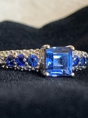 Samuel Aaron Sapphire Ring size 5.5 PRICE DROP – SHIPS TOMORROW